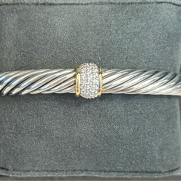 New David Yurman Cable Station Bracelet-size Small - Picture 3 of 15